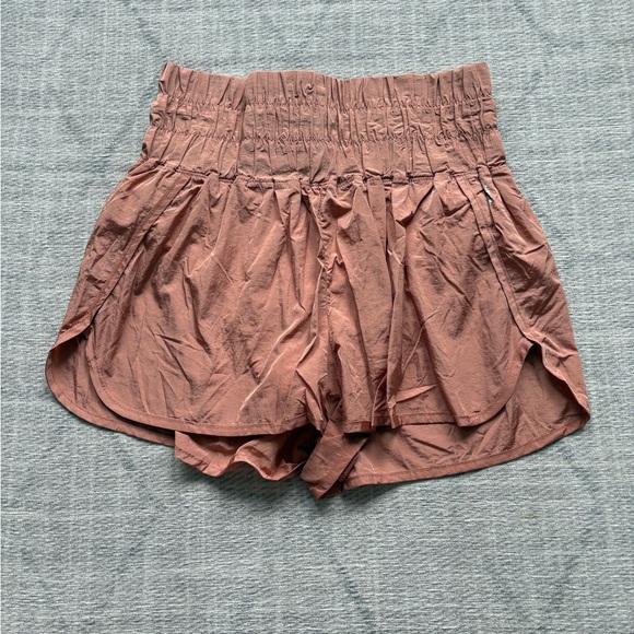 FP Movement by Free People Pants - FP Movement by Free People Athletic Shorts in Mauve